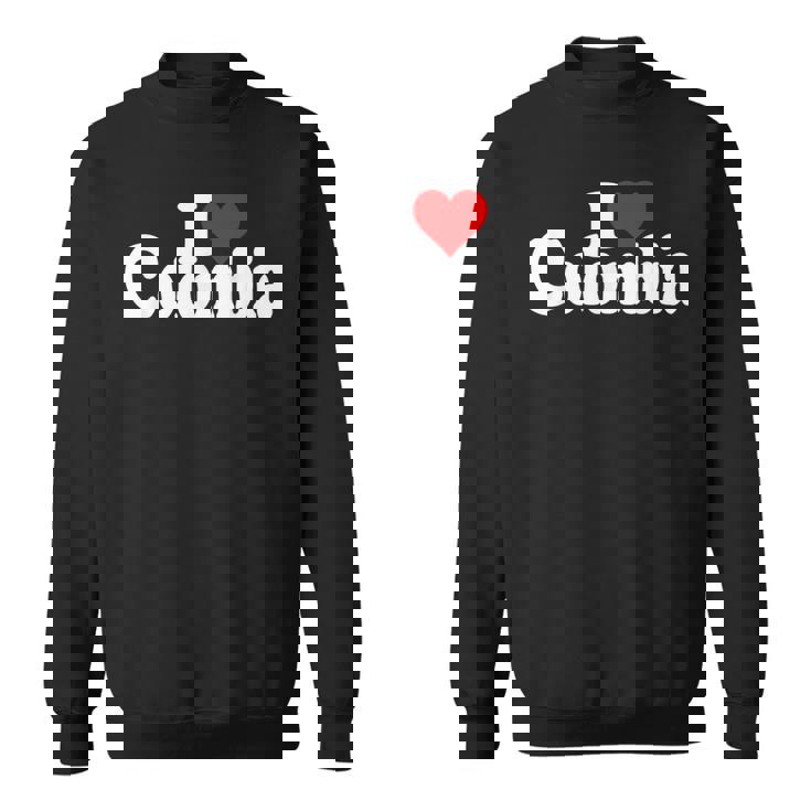 I Love Heart コロンビア 南アメリカ ボゴタ コロンビア文化 スウェットシャツ