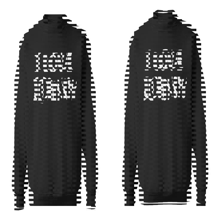 I Love Johnny Love John スウェットシャツ