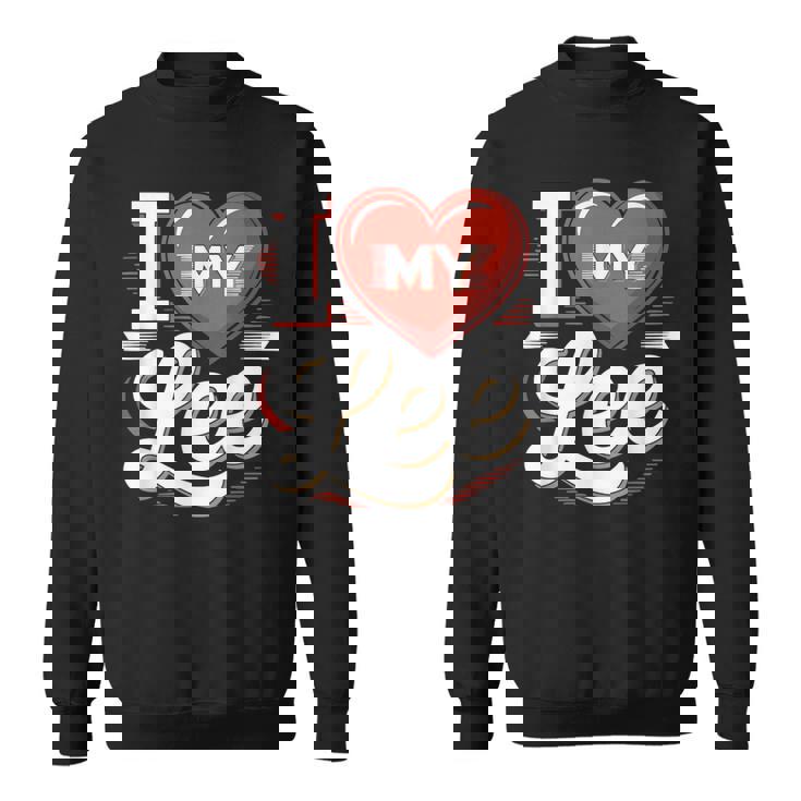 I Love My Lee 名前 Lee スウェットシャツ