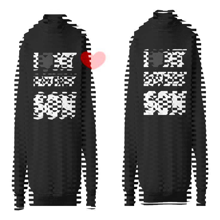 I Love My Lovelyon 愛しい息子を愛しています スウェットシャツ