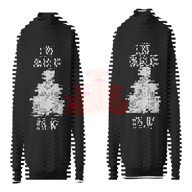 Love Pig シャツ レディース 豚 ギフト 豚 メンズ キュート 豚 スウェットシャツ