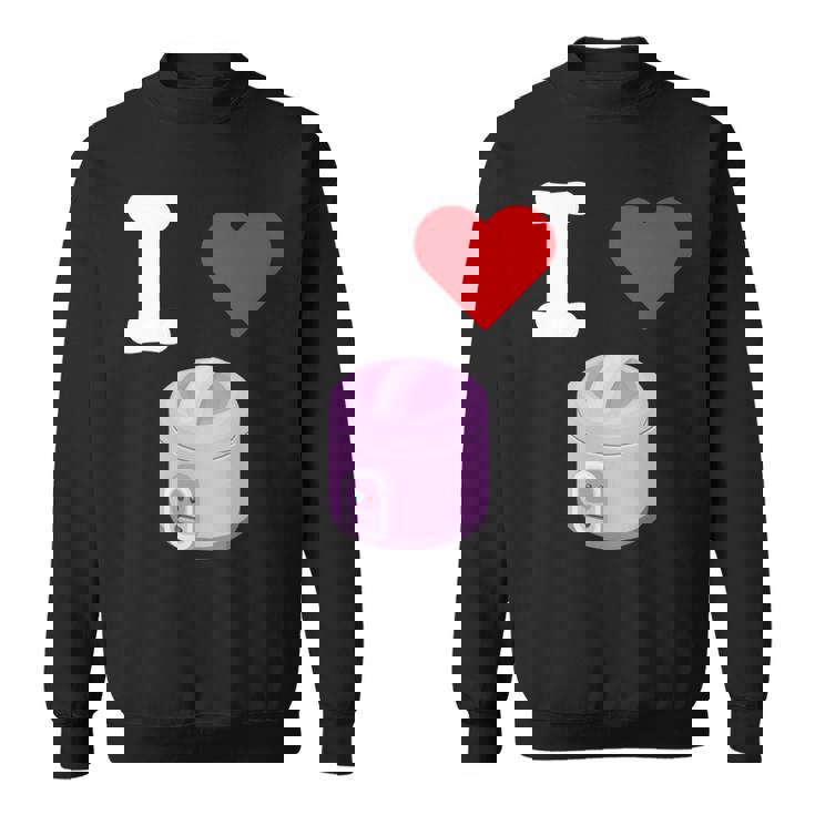 I Love 炊飯器 キッチン家電 パーフェクトメイド 食事 長袖tシャツ スウェットシャツ