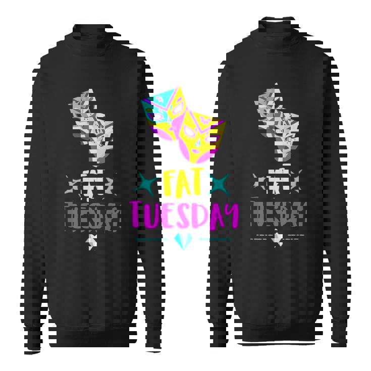 Martes Gordo Máscara Camisa Mardi Gras Para Hombre Camisa Mardi Gras Máscara Mardi Gras Camisa de entrenamiento