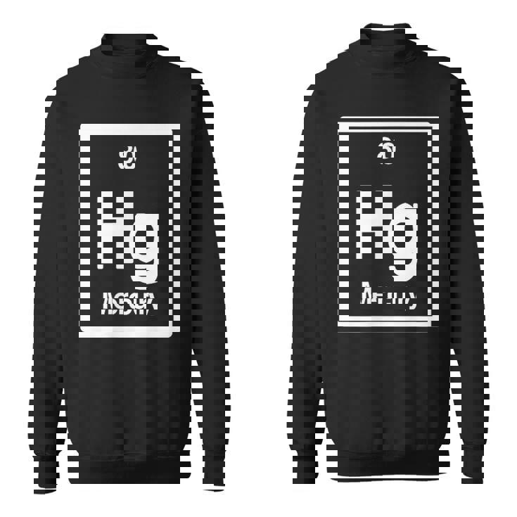 Mercury Hg 元素周期表 サイエンスギフト スウェットシャツ