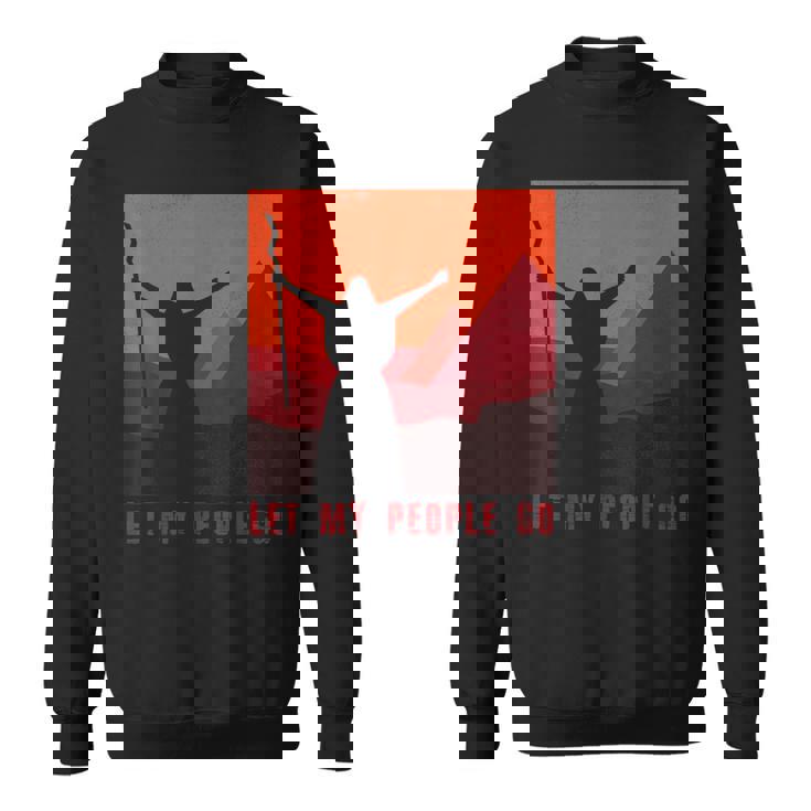 Moses Parts The Redea ユダヤ人 過越祭 ホリデー スウェットシャツ