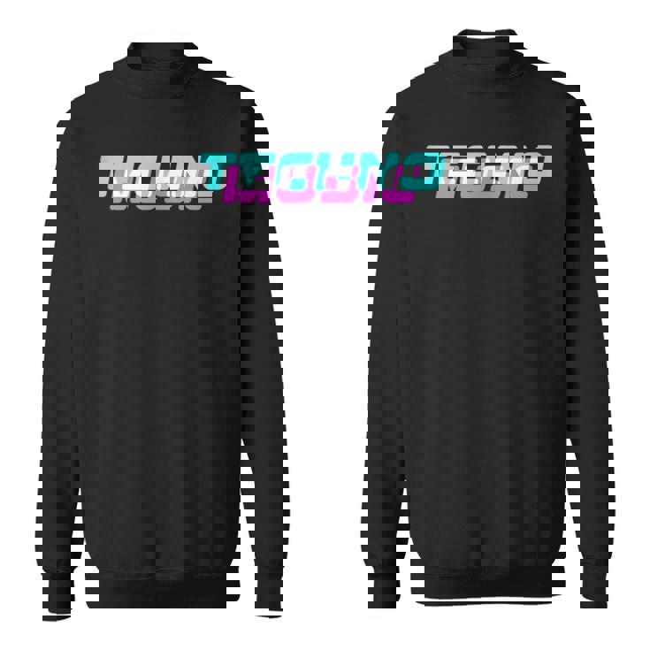 Música Techno In Mangas Camisa de entrenamiento