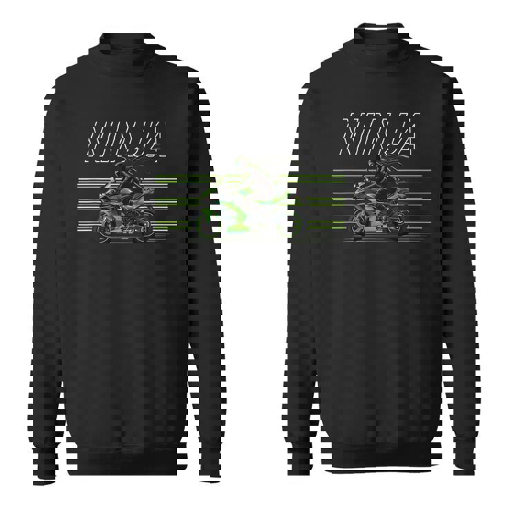Ninja H2 忍者 ライダー バイカー スポーツバイク スーパースポーツ フルカウル レーサーレプリカ ツアラー スウェットシャツ