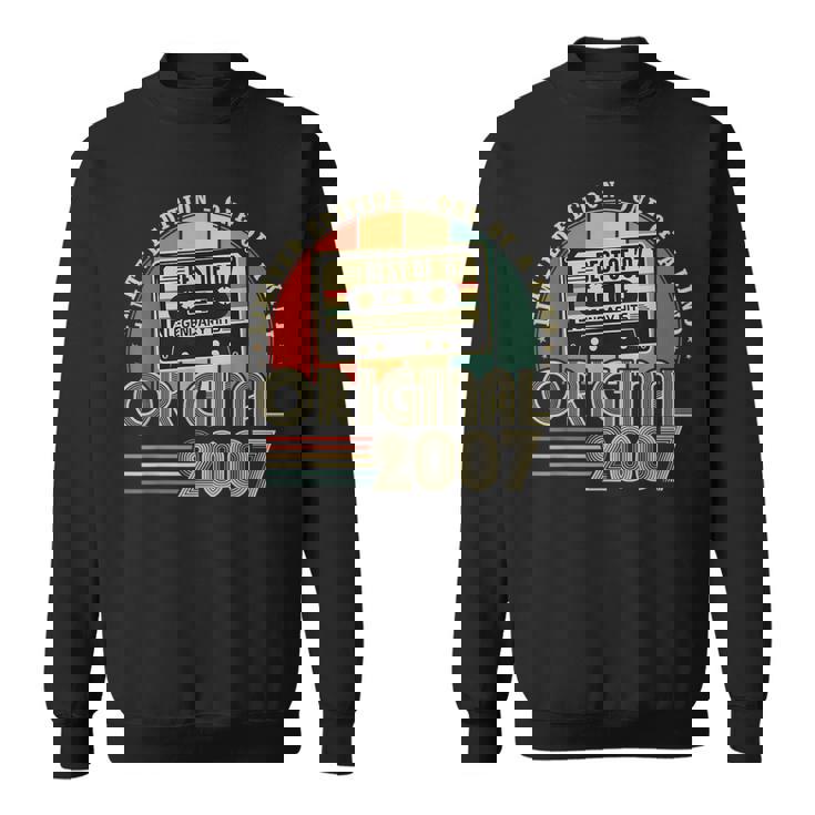 Original 2007Intage 18º Cumpleaños Para Nacidos En 2007 Camisa de entrenamiento