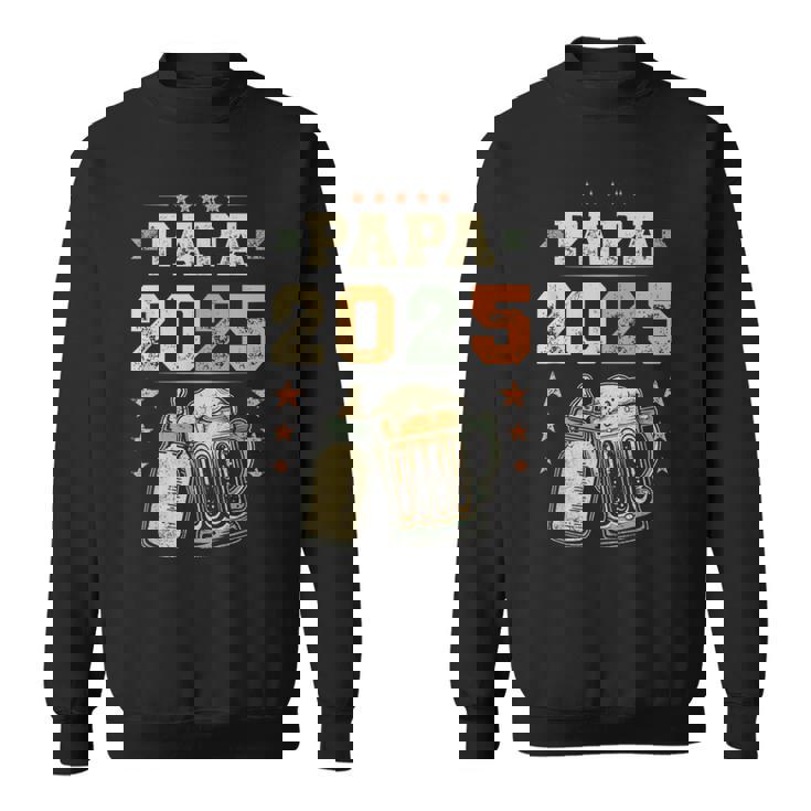 Papa 2025 Padre Primerizo Papá Joven Papá Primerizo Camisa de entrenamiento