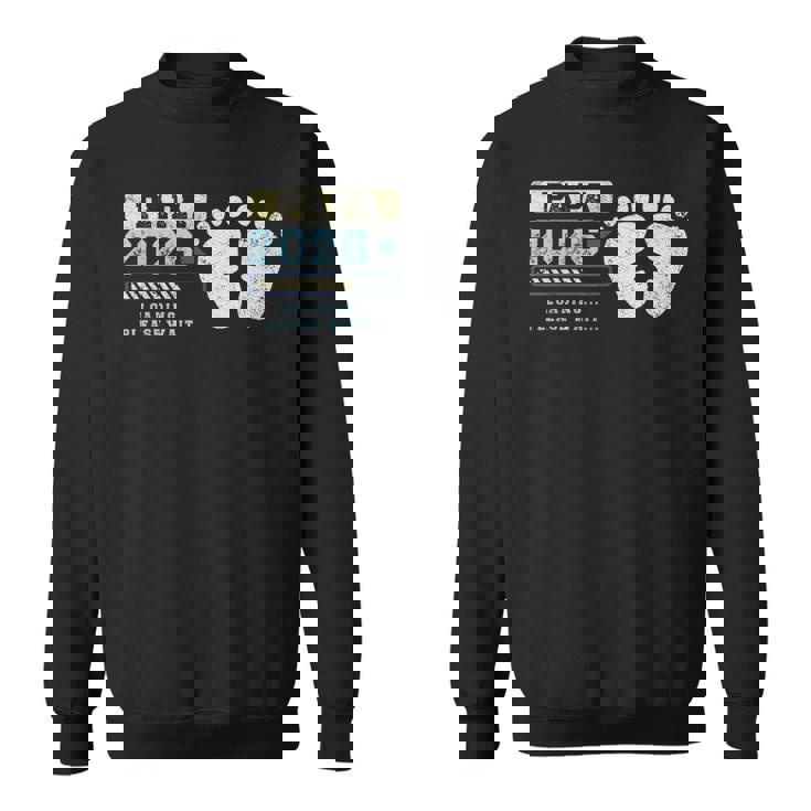 Papà 2026 Caricamento Annuncio Di Un Bambino Padre In Felpa