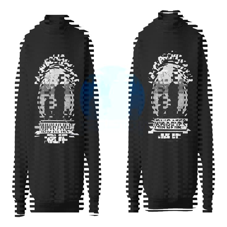 Papà E Figlia Che Pescano Insieme Papà E Figlia Che Pescano Felpa