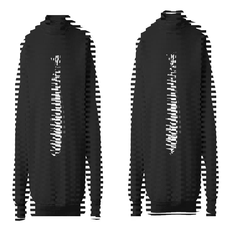 Piano Pianiste Cravate Drôle De Clavier Sweater e