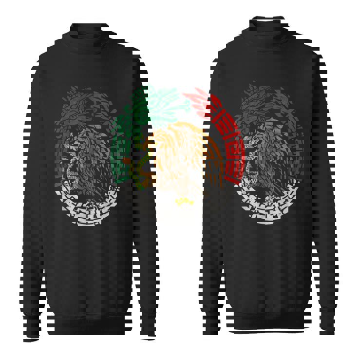 Quetzalcoatl ウロボロス アステカ 羽つき 蛇 メキシコ国旗 スウェットシャツ