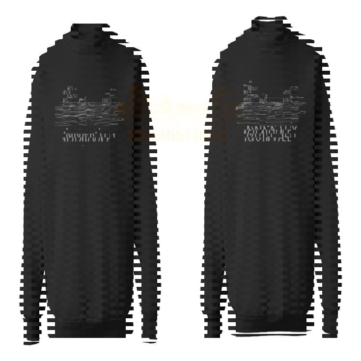 Réserve De La Nation Navajo Du Plateau Du Colorado Monumentalley Manche Longue Sweater e