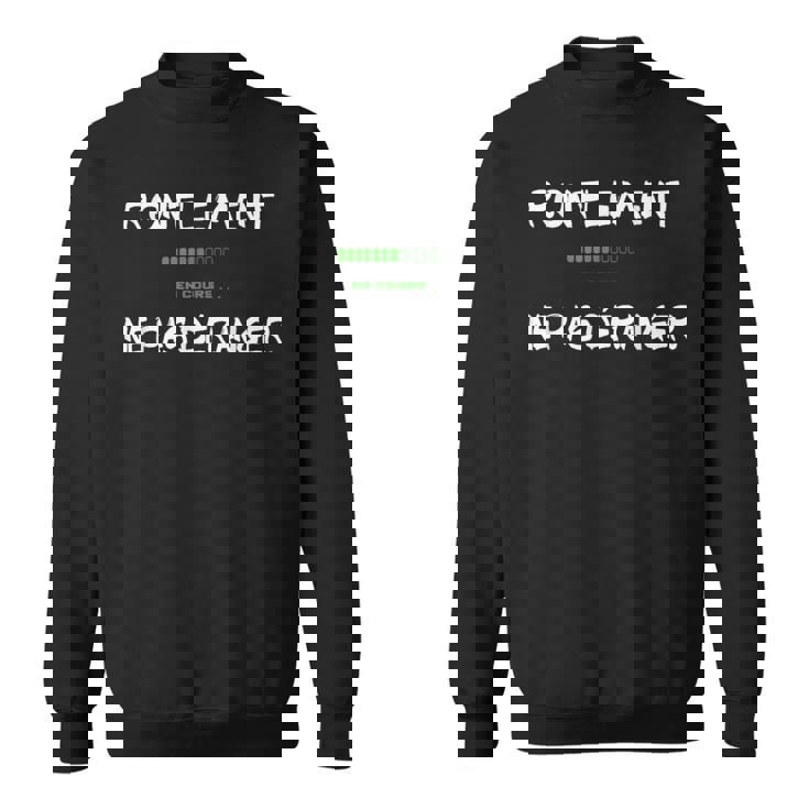 Ronfle Humour Ronflement En Cours Homme Dormant Drôle Sweater e