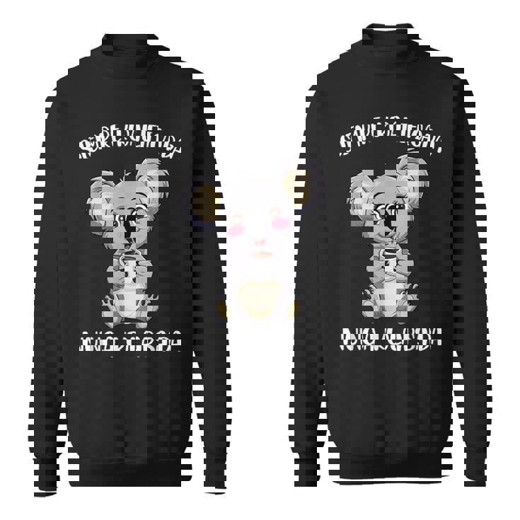 Siempre Koalificada Día De La Madre Mamá Café Divertida Camisa de entrenamiento