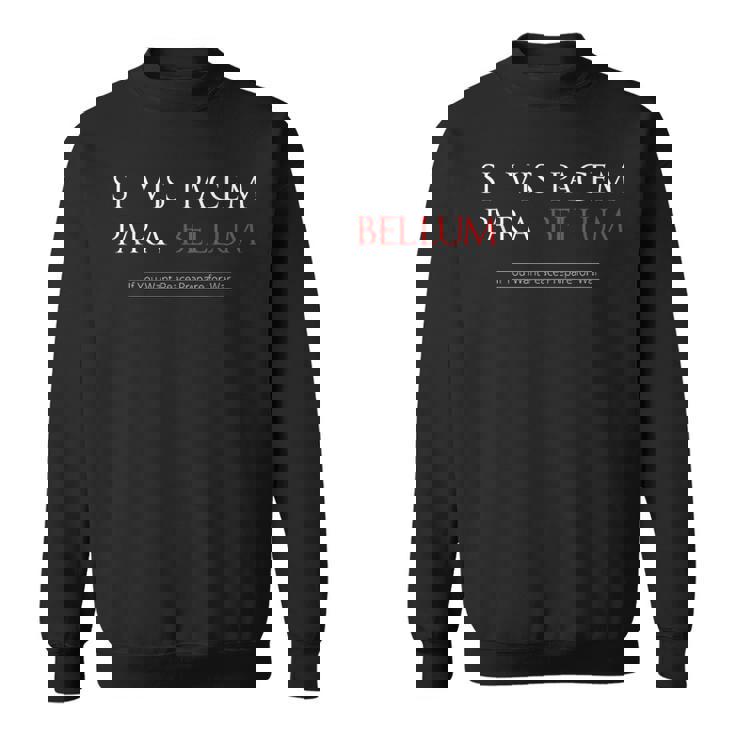 Siis Pacem Para Bellumi Quieres Paz Prepárate Para La Guerra Camisa de entrenamiento