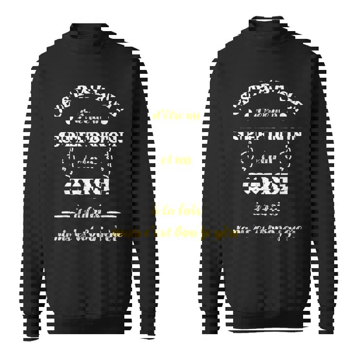 Super Tonton Corse Humour Corsica Homme Humoristique Sweater e