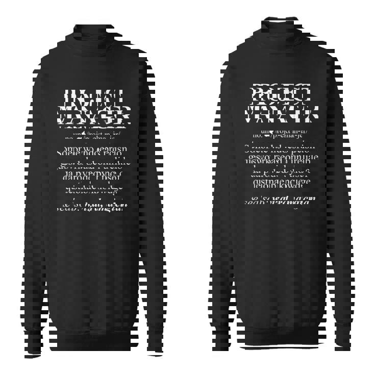 Sustantivo Project Manager Definition Gestión De Proyectos Camisa de entrenamiento