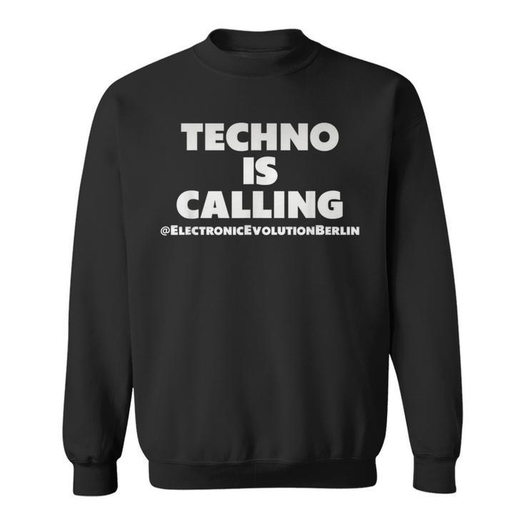 Techno Appelle Musique Techno Berlin Musique Techno Sweater e