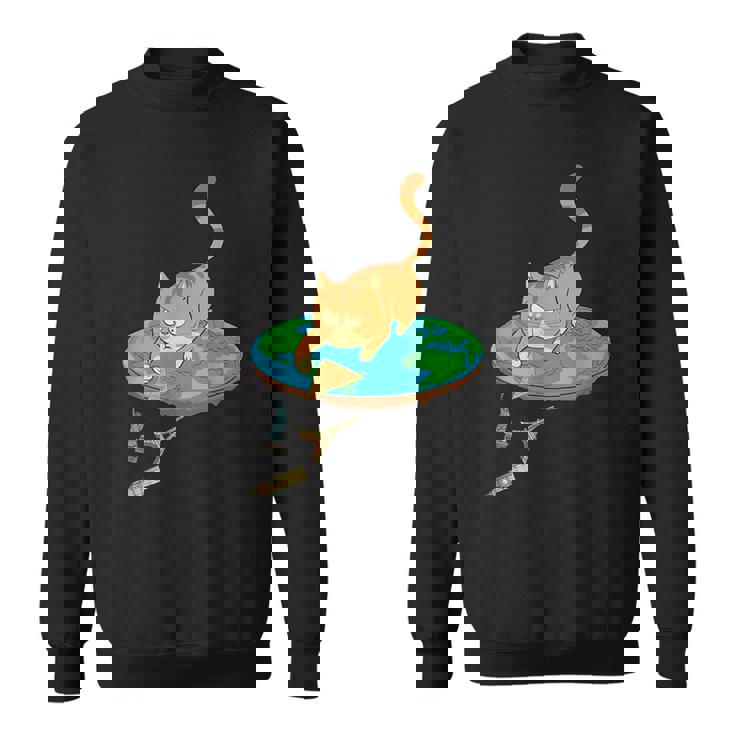 Théorie Du Complot De La Terre Plate Pour Uneociété De La Sweater e