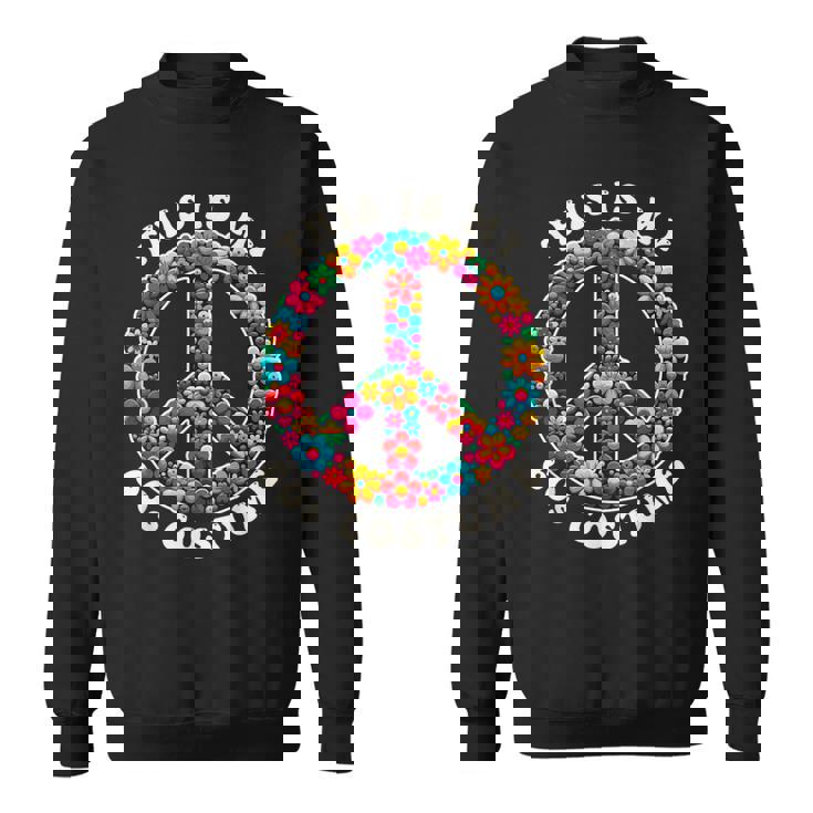 This Is My 60S Costume & 60'S Outfit 1960年代 ピースサイン スウェットシャツ