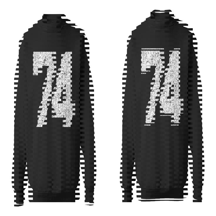 Uniforme De Jersey Número 74 Cumpleaños Número 74 Camisa de entrenamiento