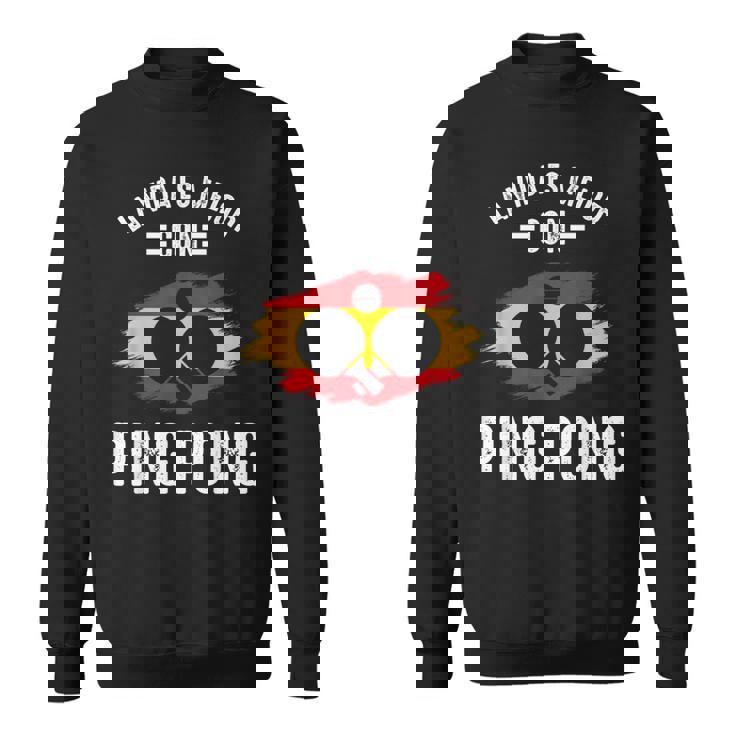 Vida Es Mejor Con Ping Pong Jugador De Ping-Pong Divertida Camisa de entrenamiento