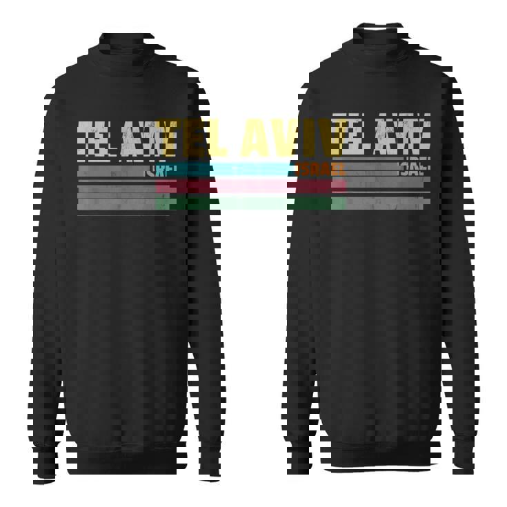 Vintage 1980Style Tel Aviv Israel Camisa de entrenamiento