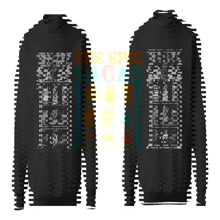 Vintage Laaga Épica Ítaca Odiseo Musicalabiduría Trueno Camisa de entrenamiento