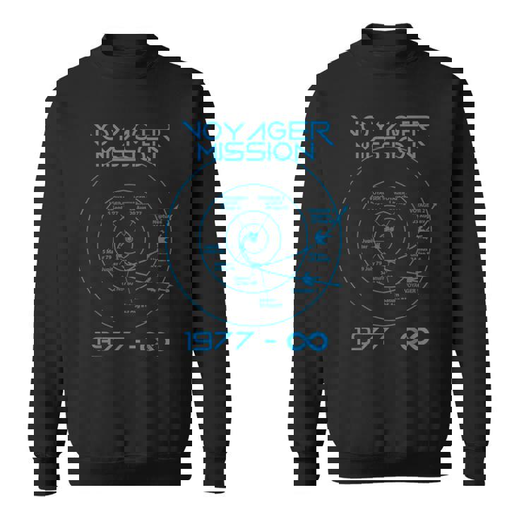 Voyager 12探査機の宇宙探査軌道 スウェットシャツ