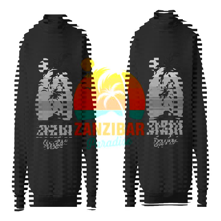 Zanzibar Palm Beach Tanzania Paradisourf Africa Felpa