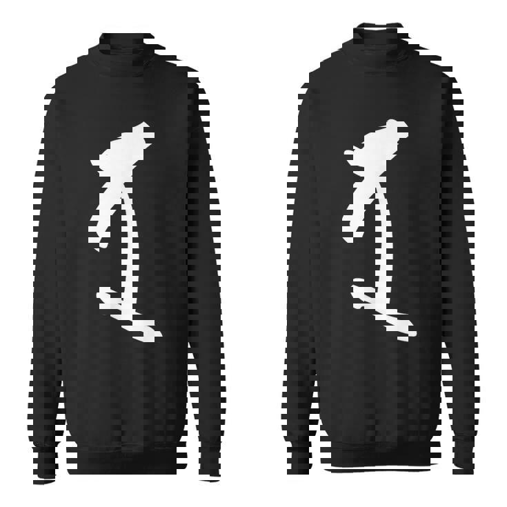 【ダ】梵字 荼枳尼天 手書き 悉曇文字 古代文字 仏教 グッズ 守護神 開運 守護梵字 お守り スピリチュアル スウェットシャツ