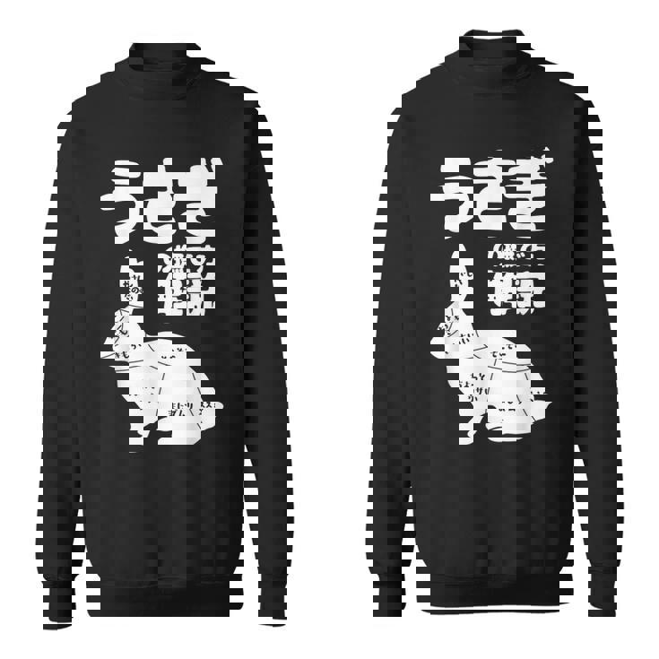 うさぎの撫で方解説 ウサギ好き うさぎ好き うさぎの飼い主 ウサギ飼い おもしろ うさぎ 兎 スウェットシャツ