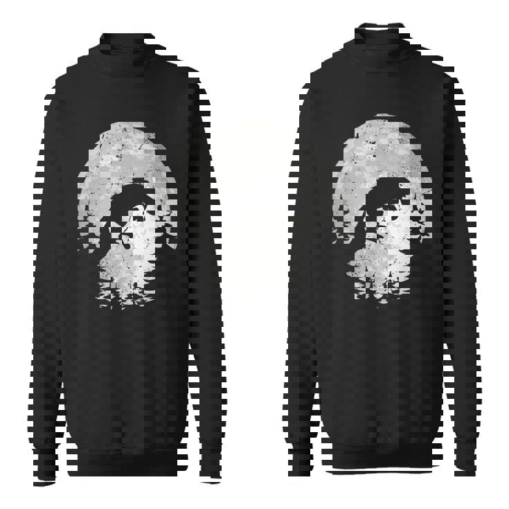 きつね 北海道 ムーンフォックスジャンプ 動物の自然を探している スウェットシャツ