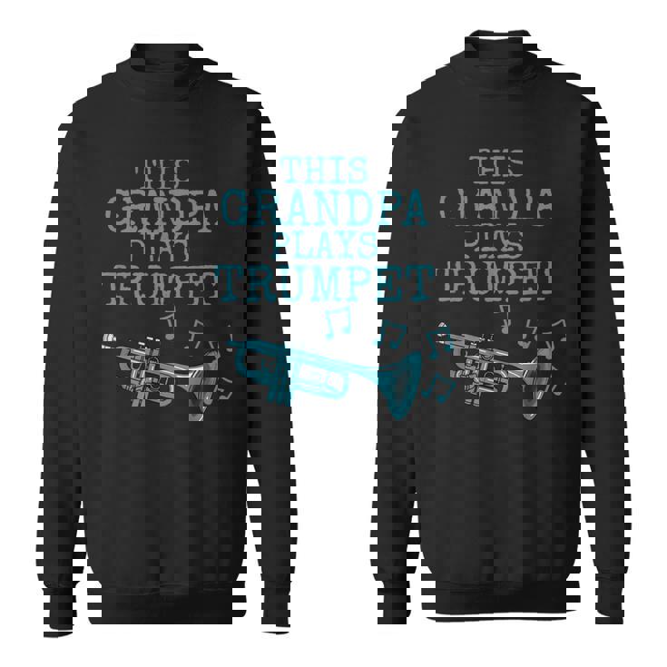 このおじいちゃんはトランペットを演奏し、トランペッター金管音楽家です スウェットシャツ