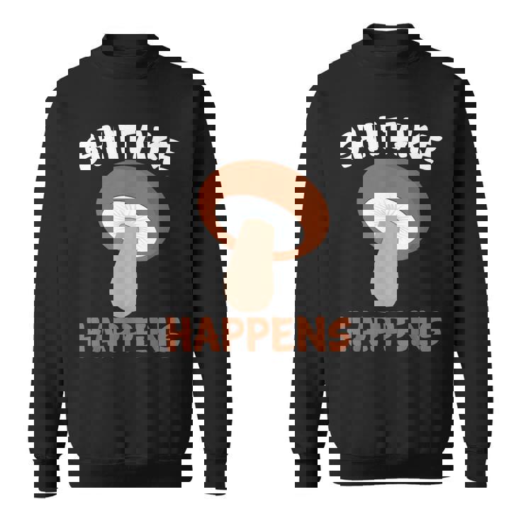 しいたけが起こる 菌類マッシュルーム スウェットシャツ