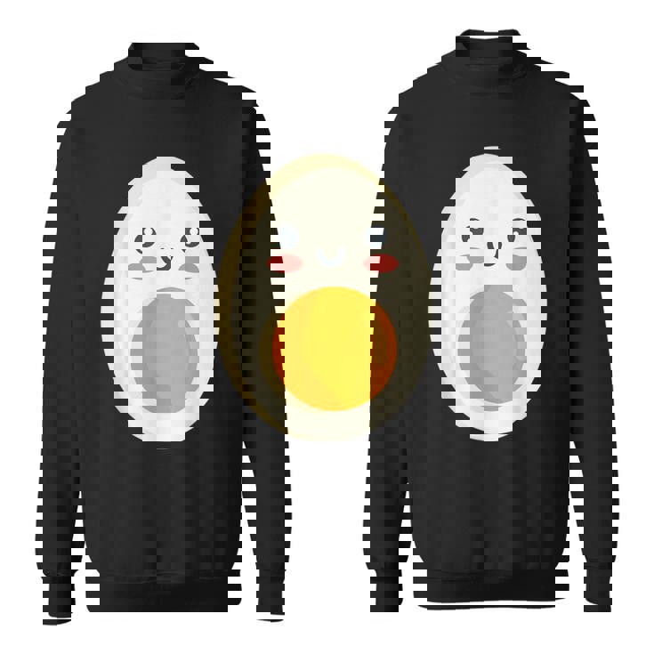 ゆで卵 朝食用卵 スウェットシャツ