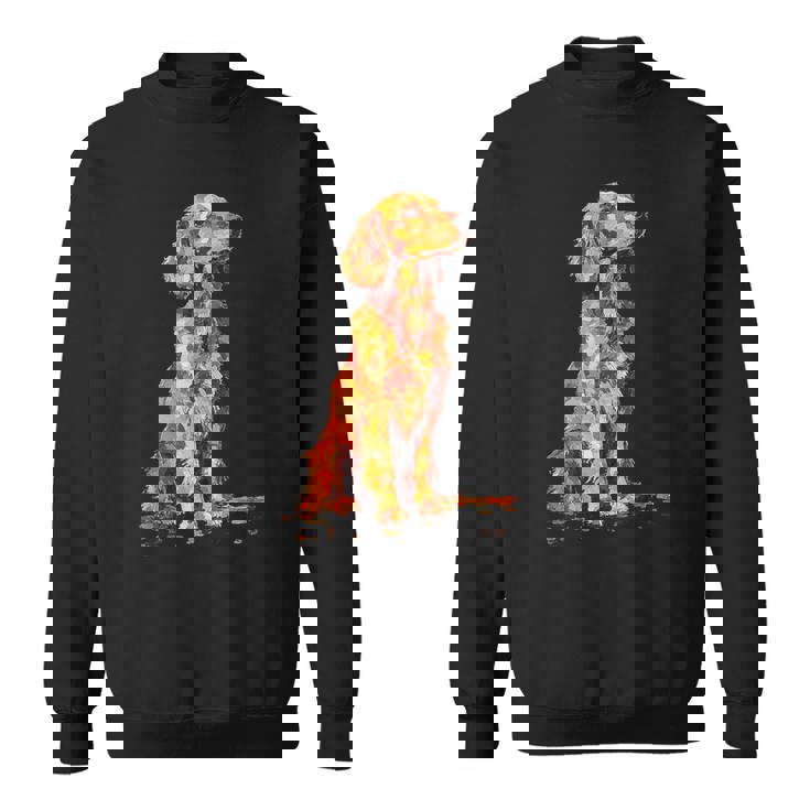 アイリッシュセッター 犬 グラフィック ペットアート アイリッシュセッター スウェットシャツ