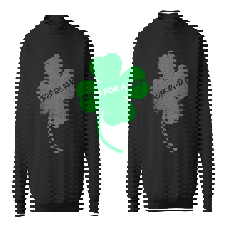 アイリッシュ・フォー・ア・デイ 聖パトリックの日のシャムロック・アイルランドの衣装 スウェットシャツ