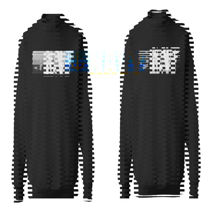 アメリカ海軍レトロ 長袖tシャツ スウェットシャツ