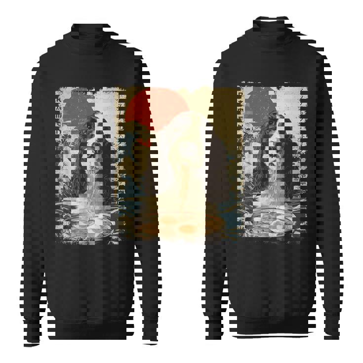 イングリッシュスプリンガー・スパニエル 英語 スプリンガー スパニエル 犬 ラーメン スウェットシャツ