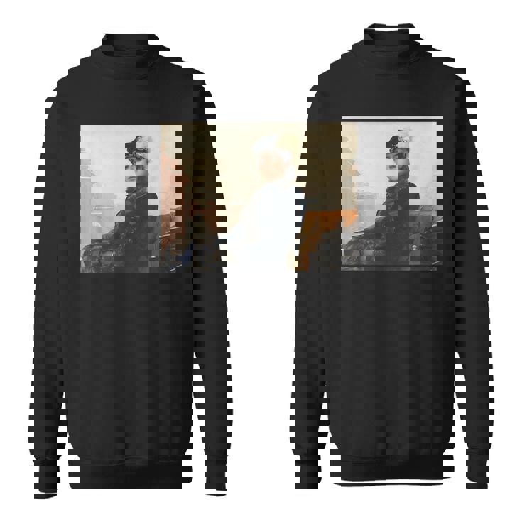 イヴァン・クラムスコイ作「見知らぬ女の肖像」 スウェットシャツ