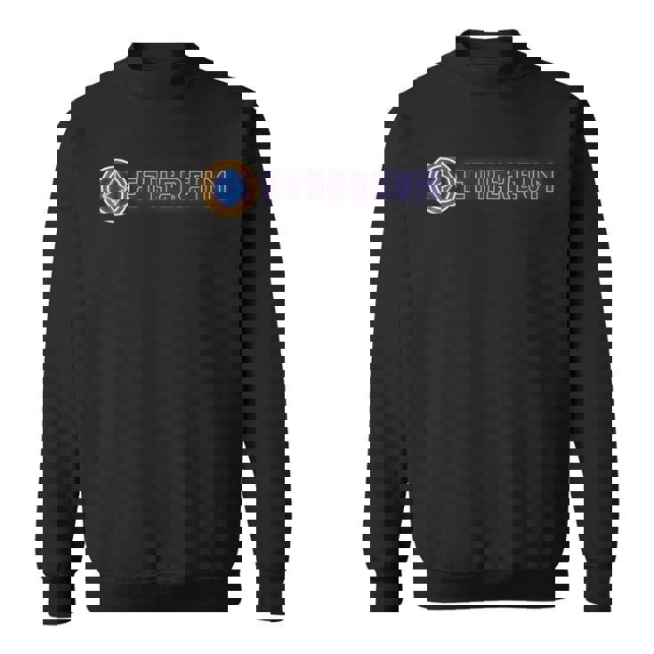 イーサリアムethネオングローイーサリアム暗号通貨 スウェットシャツ