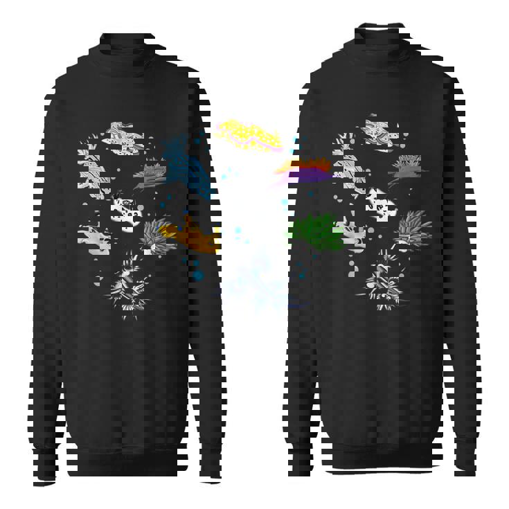 ウミウシ ウミウシ オーシャン スキューバ ダイバー シュノーケリング 水族館 スウェットシャツ