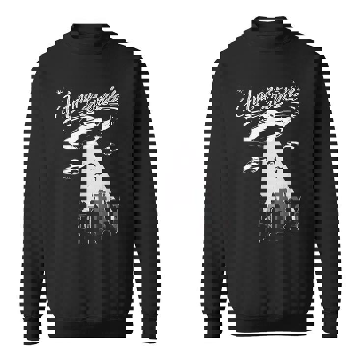 エイリアン誘拐 Ufo Humans Are Terrible スウェットシャツ