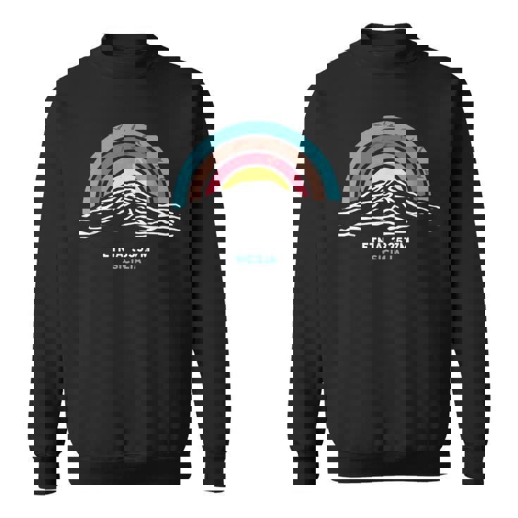 エトナ山火山 パレルモ シチリア島を訪問 イタリア ハイキングギフト スウェットシャツ