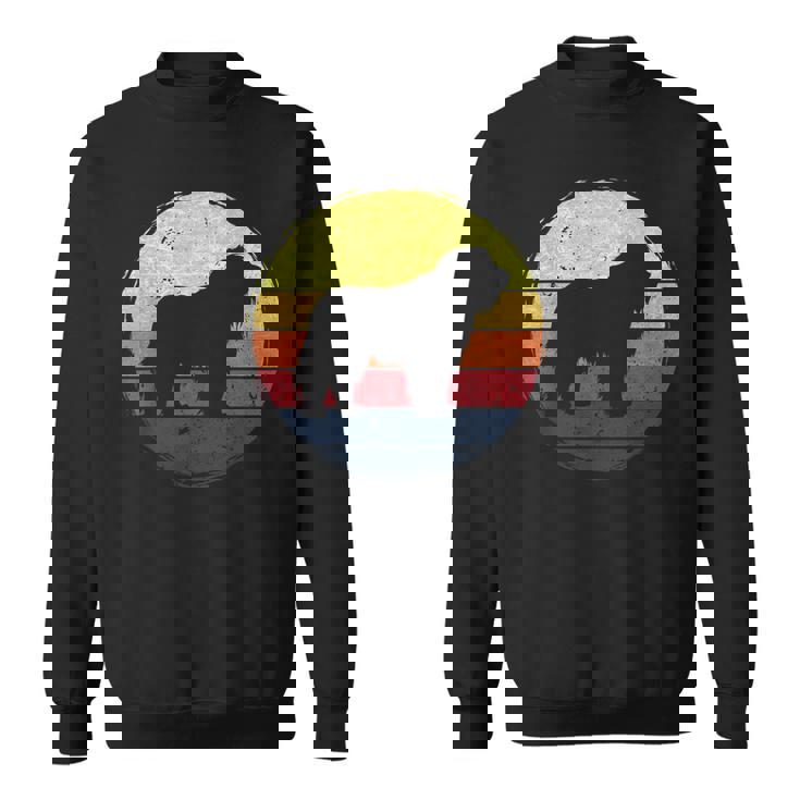 オールドイングリッシュシープドッグドッグレトロデザイン スウェットシャツ