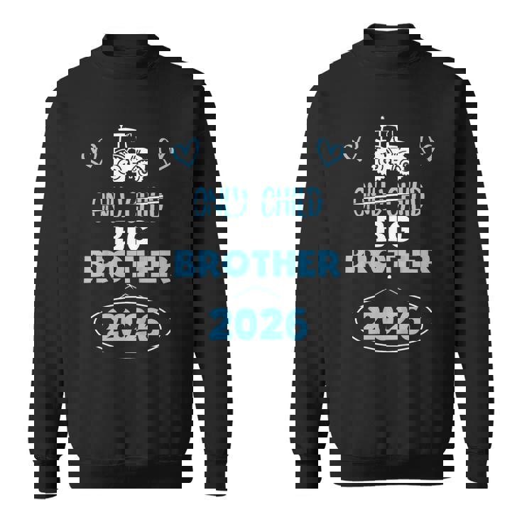 キッズ 一人っ子に取り消し線を引いたトラクター ビッグ ブラザー 2026 スウェットシャツ