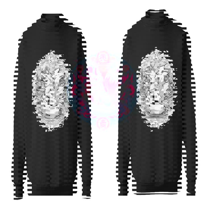 キツネ かわいい コスチューム 九尾狐 ドラゴンズ スウェットシャツ